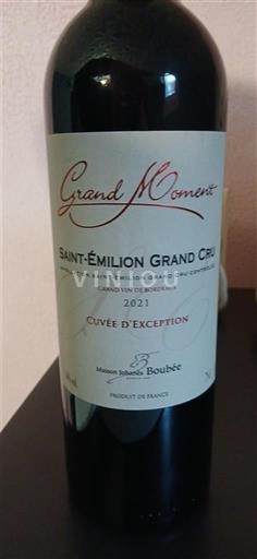 Bordeaux Saint-Émilion Grand Cru Grand Cru Maison Johanna Boubée d'Exception 2021