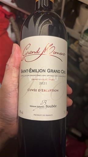 Bordeaux Saint-Émilion Grand Cru Grand Cru Maison Johanna Boubée d'Exception 2021