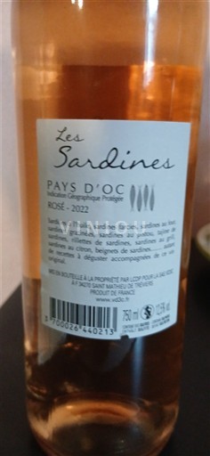 Languedoc a Roussillon Pays d'Oc Les Sardines 2022