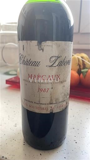Bordeaux Margaux Château Labonne 1987