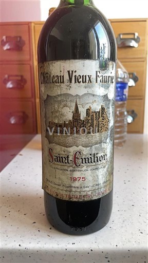 Bordeaux Saint-Émilion Château Vieux Faure 1975