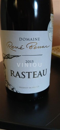 Vallée du Rhône Rasteau Domaine René Bessac 2015