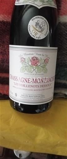 Borgogna Chassagne-Montrachet Gilles Bouton & Fils Les Voillenots Dessous 2021