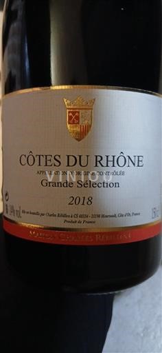 Valle del Rodano Côtes-du-Rhône Maison Charles Rieblé Grande Sélection 2018