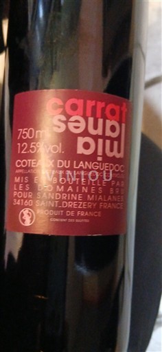 Languedoc Languedocsluttningarna Domaine S 2 Ânes Midanescarrat Icke årgångsbetecknad