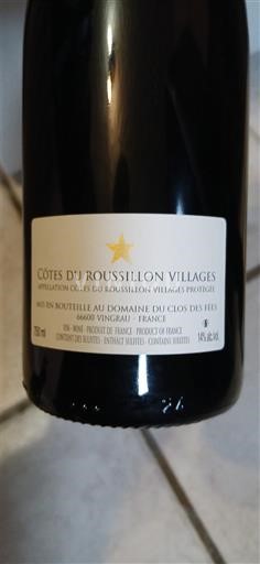 Roussillon Côtes del Roussillon Villages Domaine Clos des Fées Senza annata