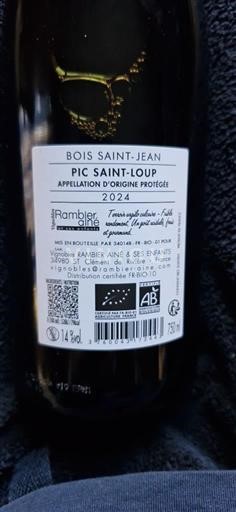 Linguadoca Pic Saint-Loup Bois Saint Jean 2024
