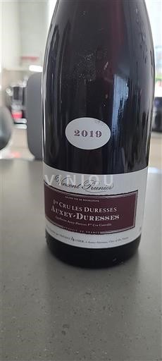 Bourgogne Auxey-duresses Premier Cru Vincent Prunier 2019