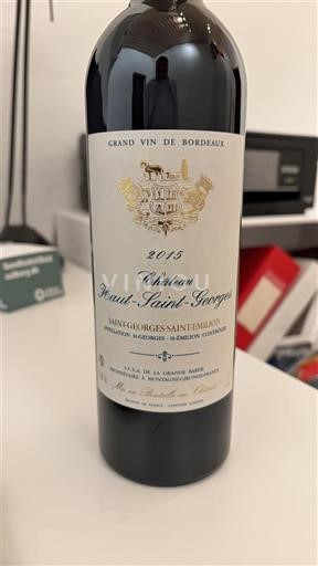Burdeos Saint-Georges-Saint-Émilion Château Haut-Saint-Georges 2015