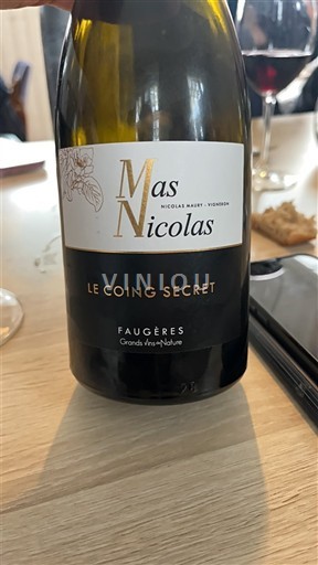 Languedoc Faugères Mas Nicolas Le Coing Secret 2021