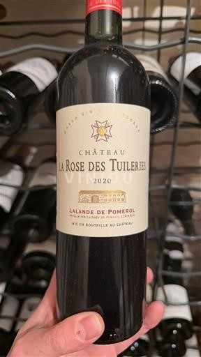 Bordeaux Lalande-de-Pomerol Château La Rose des Tuileries 2020