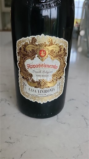 Veneto Casa Vinironia Appassimento Grande Edizione Ei vuosikertaa