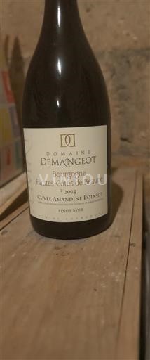 Burgundi Beaunen Ylämaat Domaine Mangeot Amandine Ponnot 2021