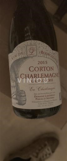 Burgundi Corton-Charlemagne Grand Cru Pascal Laboureau En Charlemagne 2015