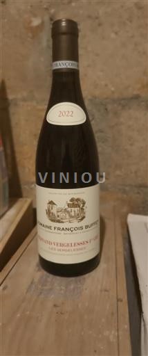 Vinos Rouge sec Les vergelesses Domaine François Buffet 2022 Francia Borgoña Savigny-lès-Beaune AOC Premier Cru