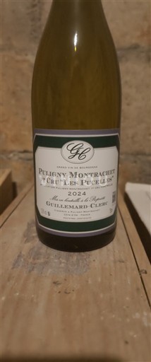 Vini Blanc sec Les Pucelles Guillemard-Clerc 2024 Francia Borgogna Puligny-Montrachet AOC Premier Cru