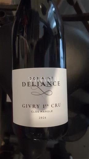 Burgundy Givry Premier Cru Domaine Liance Clos Marole 2024