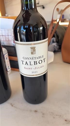 Burdeos Saint-Julien Château Talbot Connétable 2021