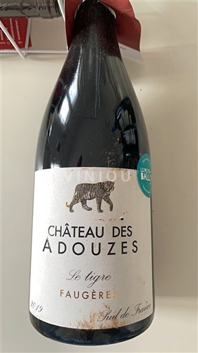 Languedoc Faugères Château S Adouzes Le Tigre 2019