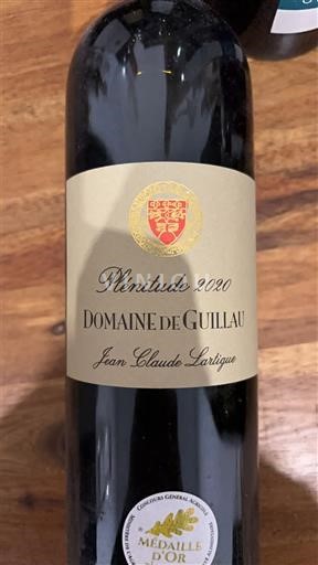Bordeaux Domaine Guillau Plénitude 2020
