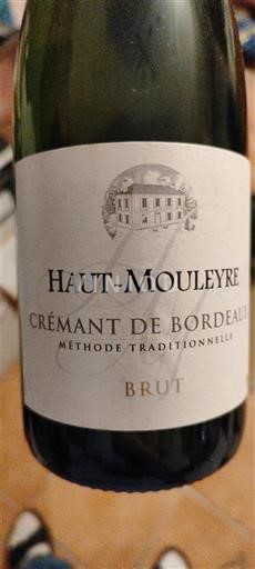 Bordeaux Crémant de Bordeaux Haut-Mouleyre Nemilésimat