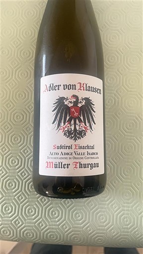 Trentino-Alto Adige Alto Adige Valle Isarco Adler von Klausen Muller thurgau 2024