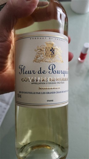 Lounais-Ranska Côtes-de-bergerac Fleur de Pourquier Ei vuosikertaa