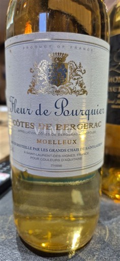 Sudoeste Côtes-de-Bergerac Fleur de Pourquier Não Sazonado