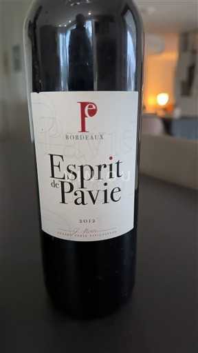 Bordeaux Pavie Esprit de Pavie 2012