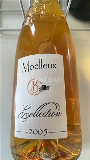 Vina Blanc moelleux Collection Badiller 2005 Francija Dolina Loare Touraine AOC