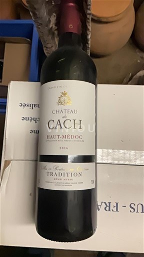 Bordéus Haut-Médoc Château Cach Tradition 2016