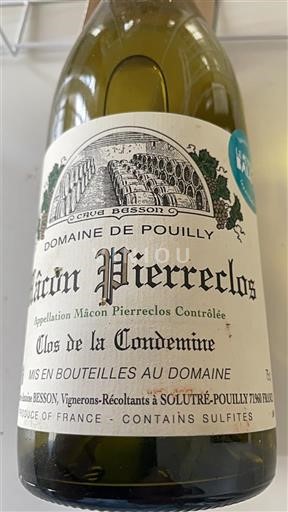 Borgoña Mâcon y Mâcon-villages Domaine Pouilly Clos de la Condemine 2019