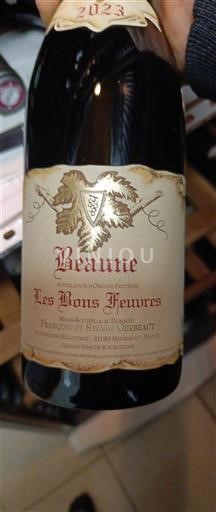 Burgundsko Beaune Domaine Françoise et Serge Mathieu-Beneaut Les Bons Feuvres 2023