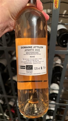 Provence, Unteres Rhônetal, Korsika Mittelmeer Domaine Attilon Aparté 2022