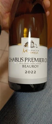 Wines Blanc sec Beauroy Domaine Garnier 2022 France Burgundy Chablis AOC Premier Cru