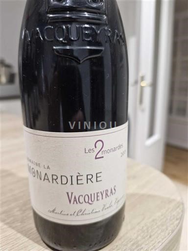 Rhônedalen Vacqueyras Domaine La Monardière Les 2 Monardes 2016