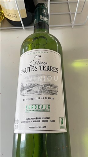 Bordeaux Château Hautes Terres 2020