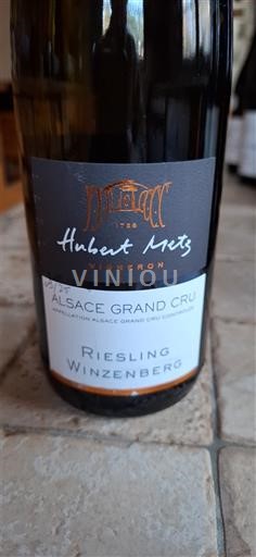 Alsace Alsace Grand Cru Grand Cru Hubert Metz Riesling Winzenberg 2020