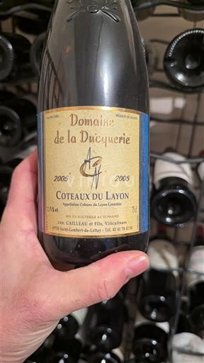 Loirevallei Coteaux du Layon Domaine La Ducquerie 2005