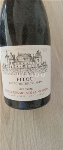 Languedoc Fitou Réserve des Moines Saint Garin Les Schistes Brun 1er 2019