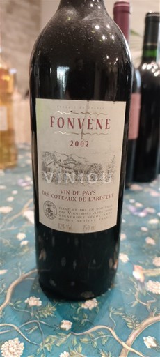 Alpes y Países Ródano Coteaux de l'Ardèche Fonvene 2002