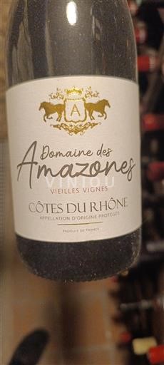 Rona dolina Côtes-du-Rhône Domaine S Amazones Vieilles Vignes 2021