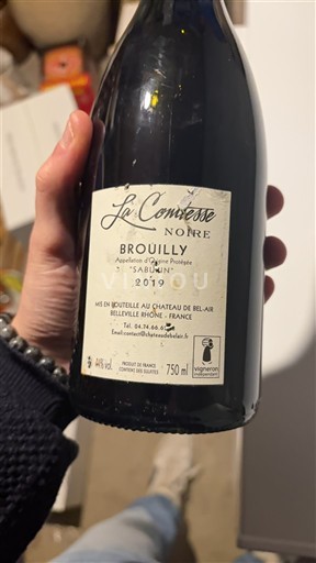 Beaujolais Brouilly Château Bel-Air La Comtesse Noire 2019