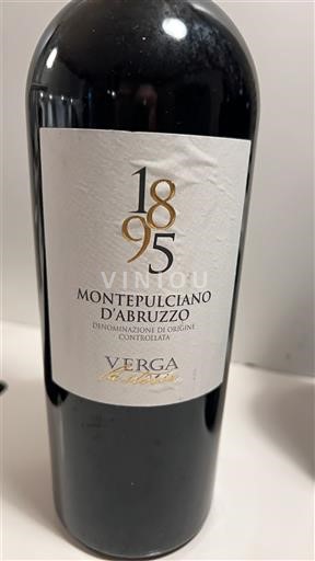 Vinos Rouge sec 1895 Verga Non millésimé Italia Abruzos Montepulciano d'Abruzzo DOC
