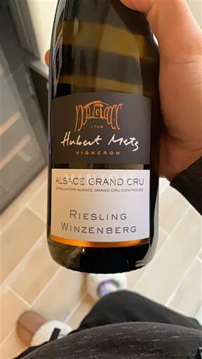 Alsace Alsace Grand Cru Grand Cru Hubert Metz Winzenberg 2018
