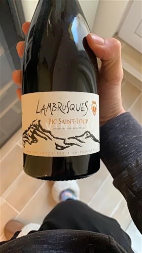 Languedoc Pic-saint-loup Lambrusques 2020