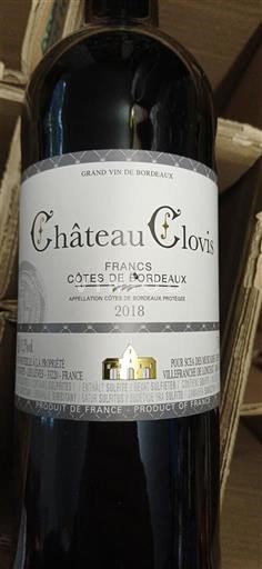 Bordeaux Francs Côtes de Bordeaux Château Clovis 2018