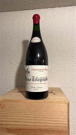 Vale do Ródano Châteauneuf-du-Pape Vieux Télégraphe La Crau 2015