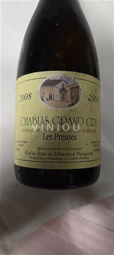 Borgogna Chablis Grand Cru Domaine Jean & Sébastien Dauvissat Les Preuses 2008