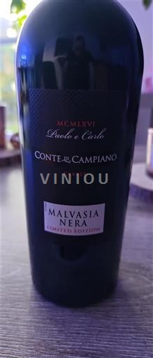 Pouilles Salento Conte di Campiano Malvasia Nera Limited Edition Non Millésimé